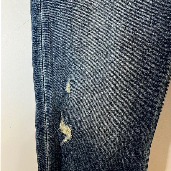 Eunina High Rise Button-Up Dark Blue Jeans - Picture 5 of 11